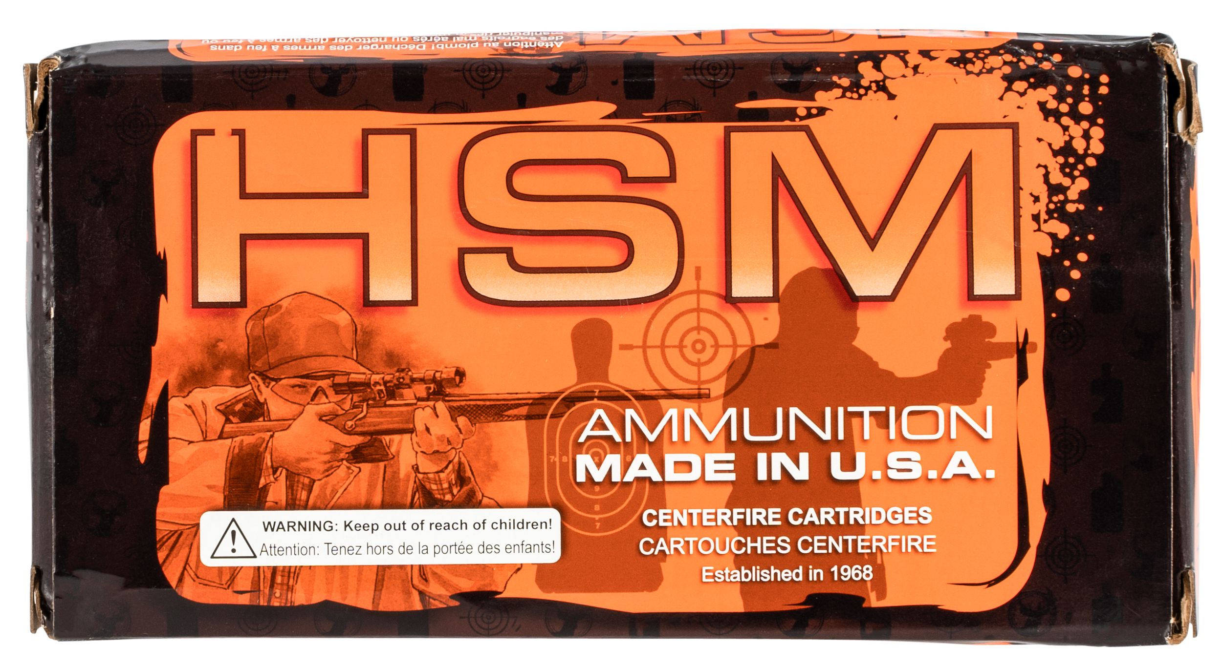 HSM Varmint Rifle Ammunition 22-250 Remington Soft Point 55 Grain 20 Rounds