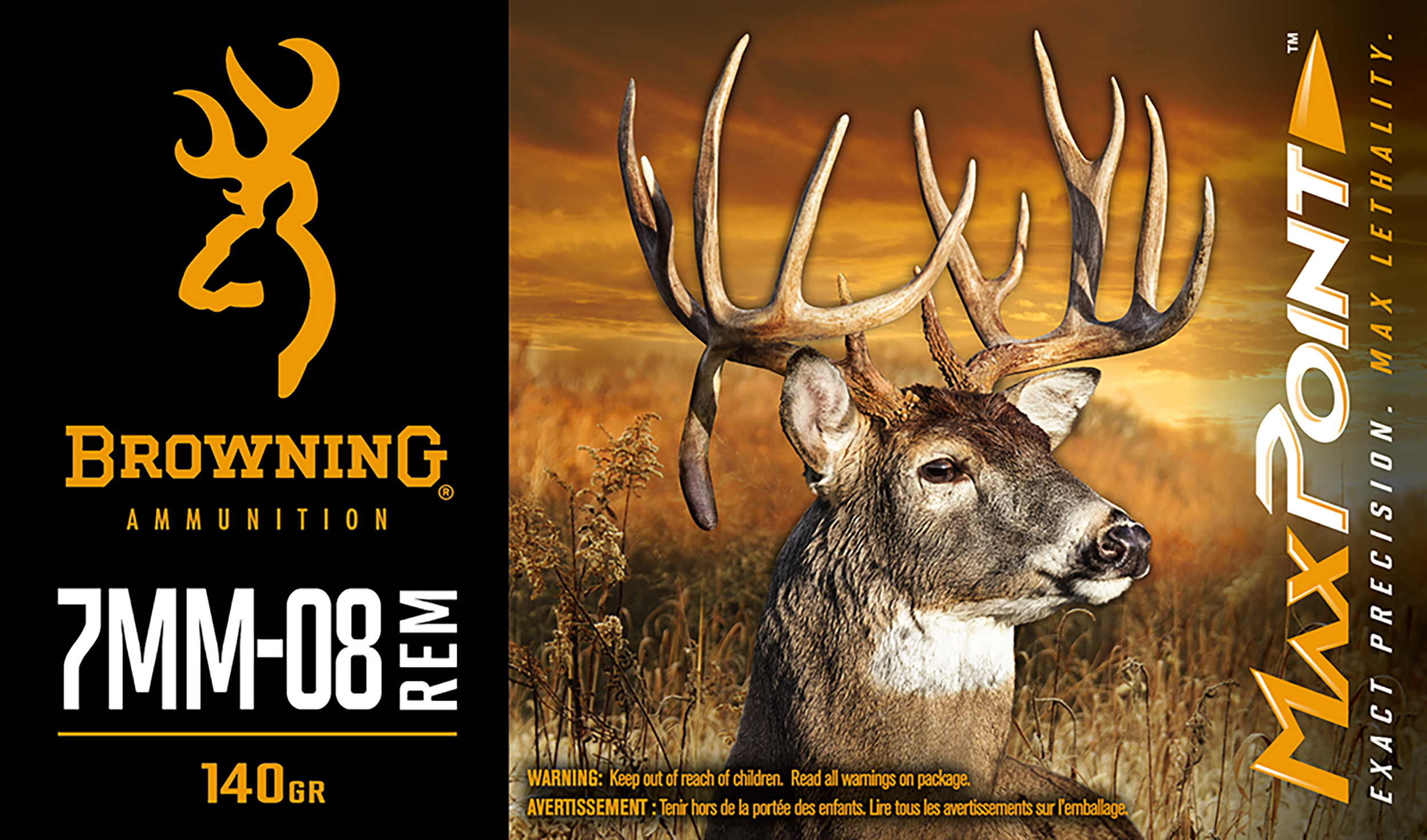 Browning Max Point 7mm-08 Remington Soft Point 140 Grain 20 Rounds