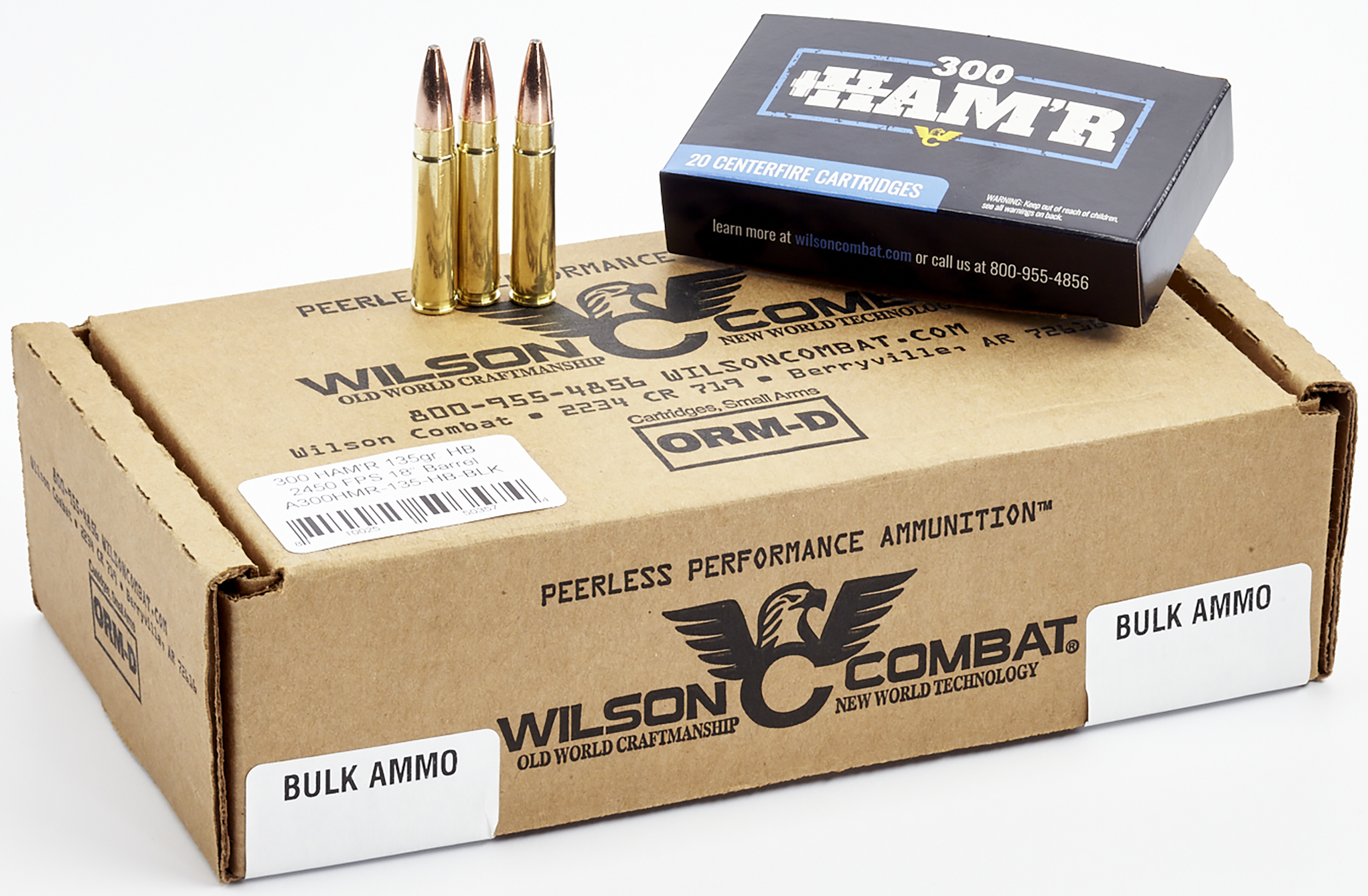 Wilson Combat A300HMR135HB 300 HAM'R Speer Bonded 135 Grain 20 Rounds