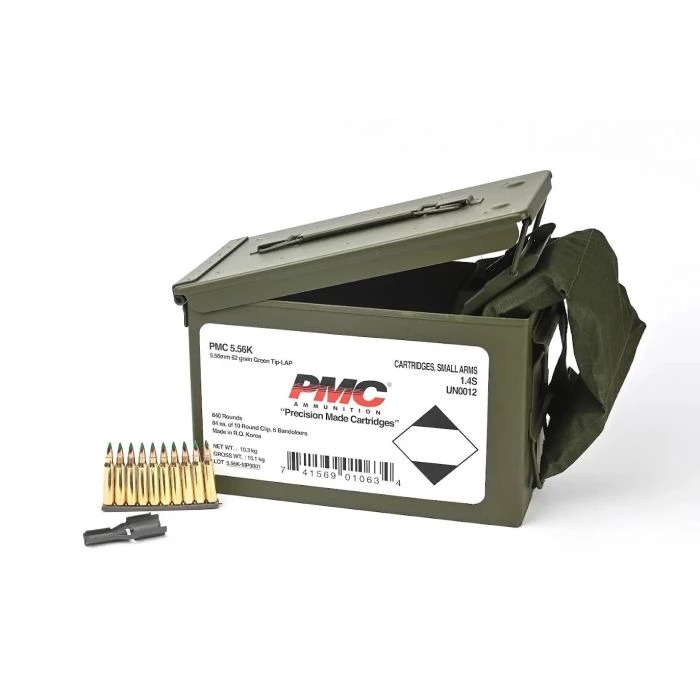 PMC Bronze 5.56 NATO Rifle Ammo LAP 62 Grain 75600 Rounds