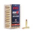 CCI Maxi-Mag .22 WMR Total Metal Jacket 40 Grain 2000 Rounds