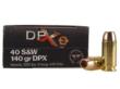 COR-BON Handgun Ammunition .40 S&W 140 gr DPX 1200 fps 20/box
