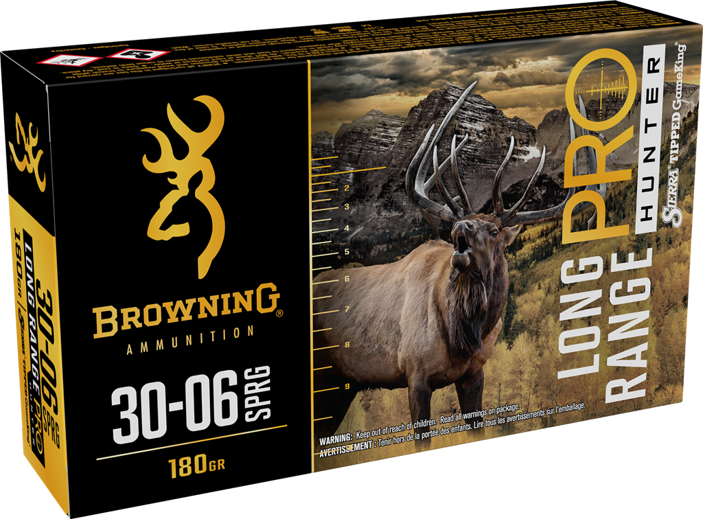 Browning Long Range Pro 30-06 Springfield 180 Grain 20 Rounds