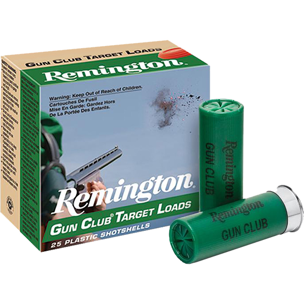 Remington Gun Club Target Loads 20 Gauge 9 Shot 7/8 Grain 250 Rounds
