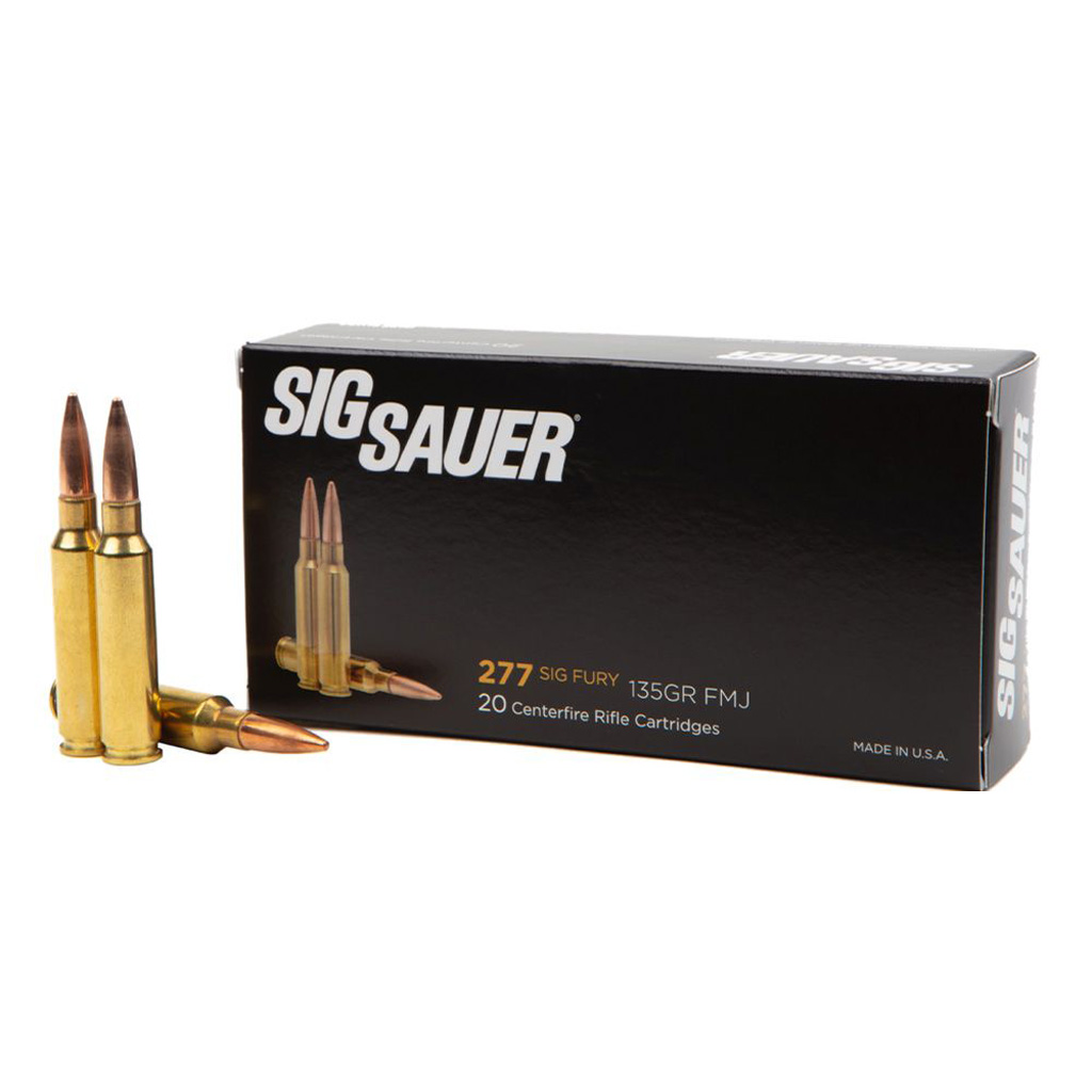 Sig Sauer Elite Ball Performance 277 Sig Fury Full Metal Jacket 135 Grain 20 Rounds
