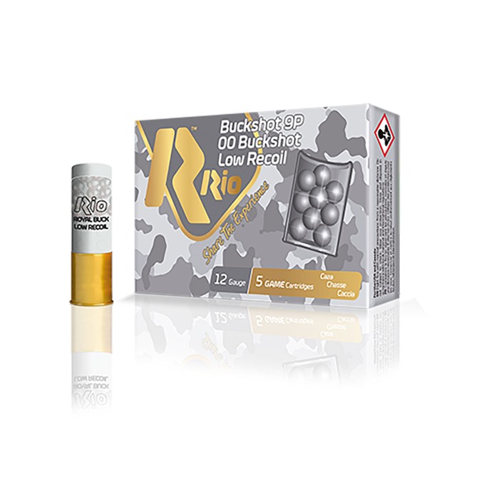 12 GAUGE2-3/4'' 9 PELLET 00 BUCKSHOT 1345 FPS 5/BOX