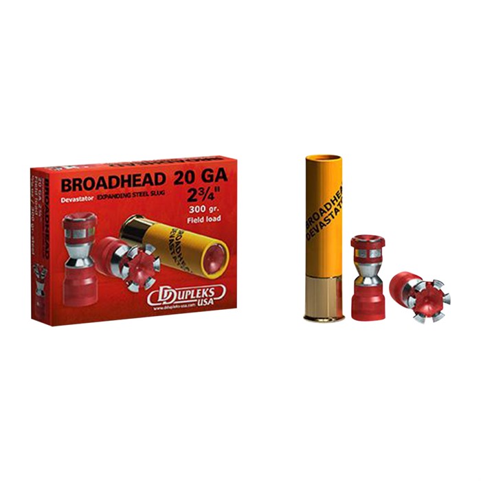 20 GAUGE 2-3/4'' 300GR STEEL SLUG 5/BOX - 20D20