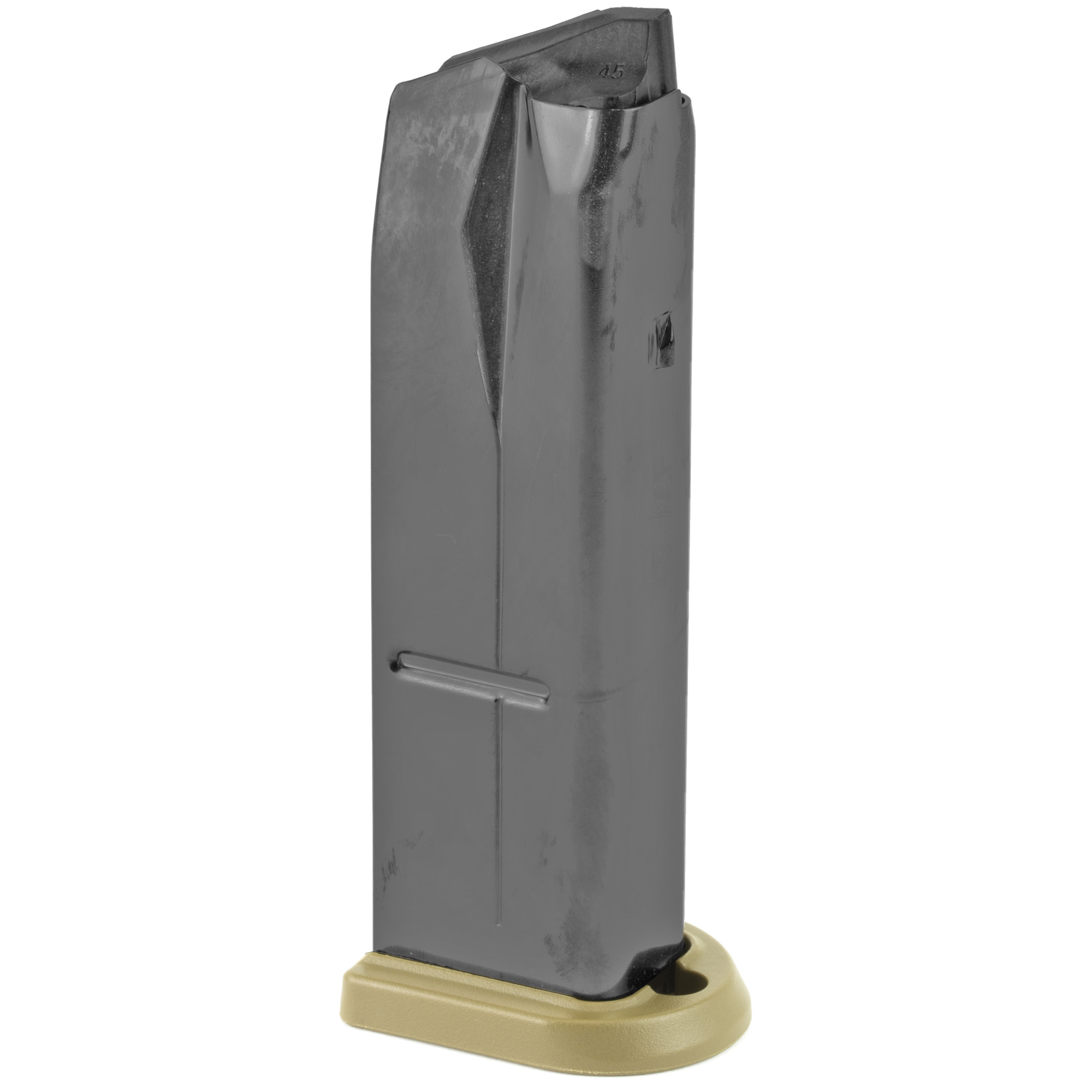 FN FNX 10rd 45 ACP Magazine Flat Dark Earth Steel Compatible with FN FNX