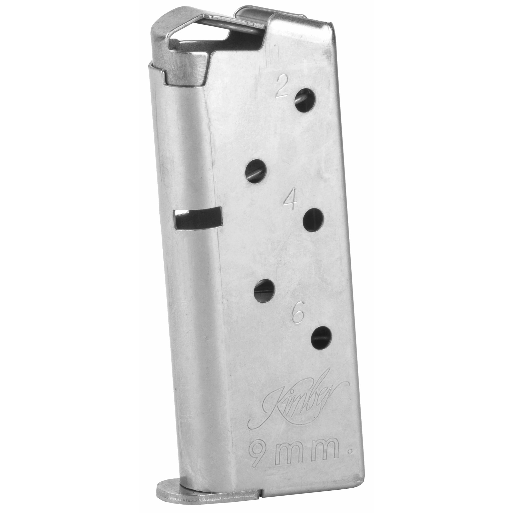 Kimber Micro 9 Magazine 9mm 6 Round Stainless Steel Compatible with Micro 9 Models
