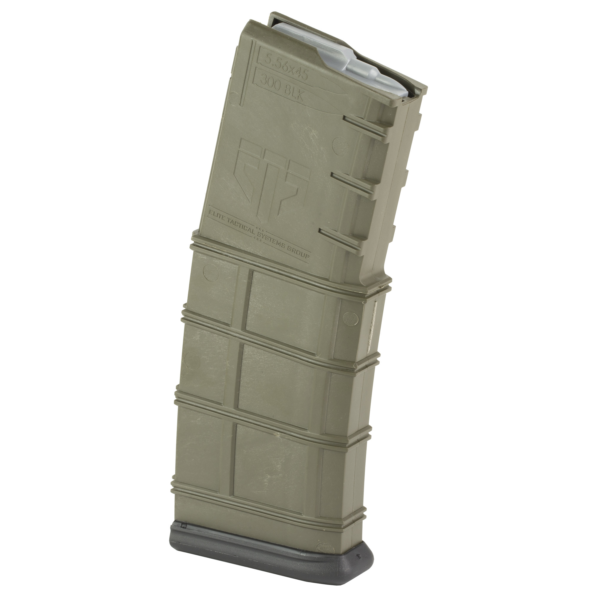 ETS AR15 Magazine 30 Round Olive Drab Green Compatible with 5.56 NATO and .300 Blackout