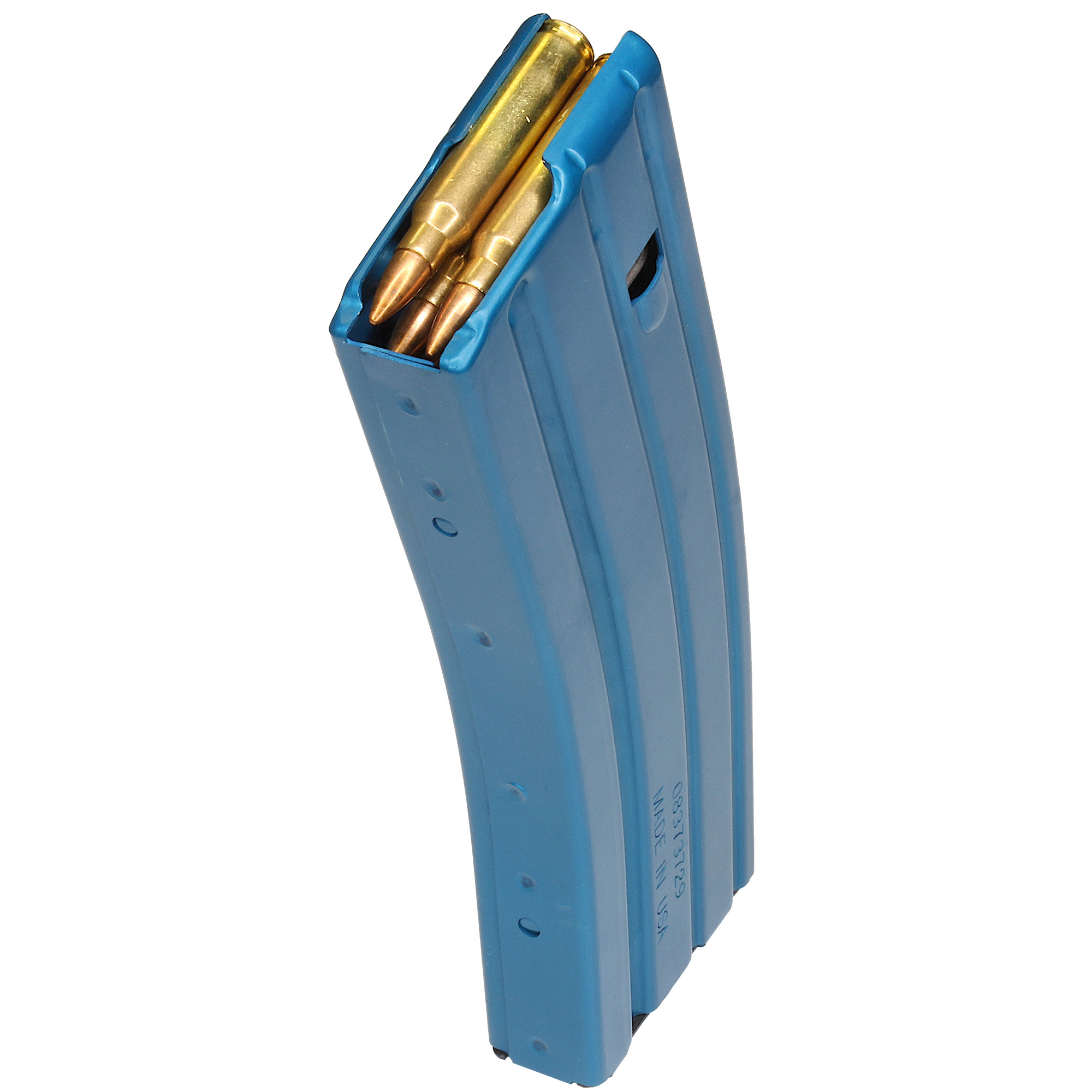 DuraMag 30rd Magazine for AR-15 223 Rem 300 Blackout 5.56 NATO Blue Aluminum