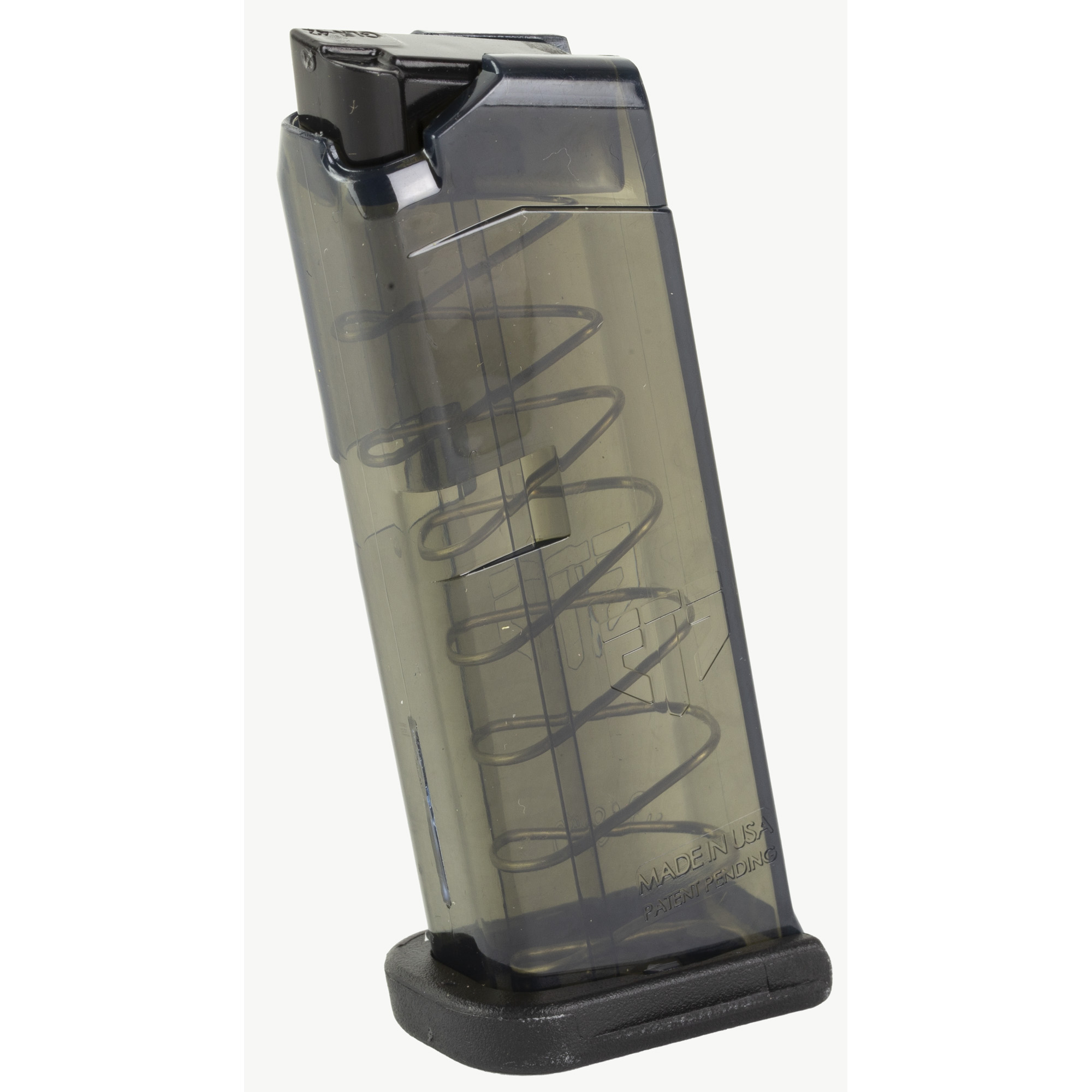 ETS Glock 42 Magazine 380 ACP 7 Round Carbon Smoke Polymer