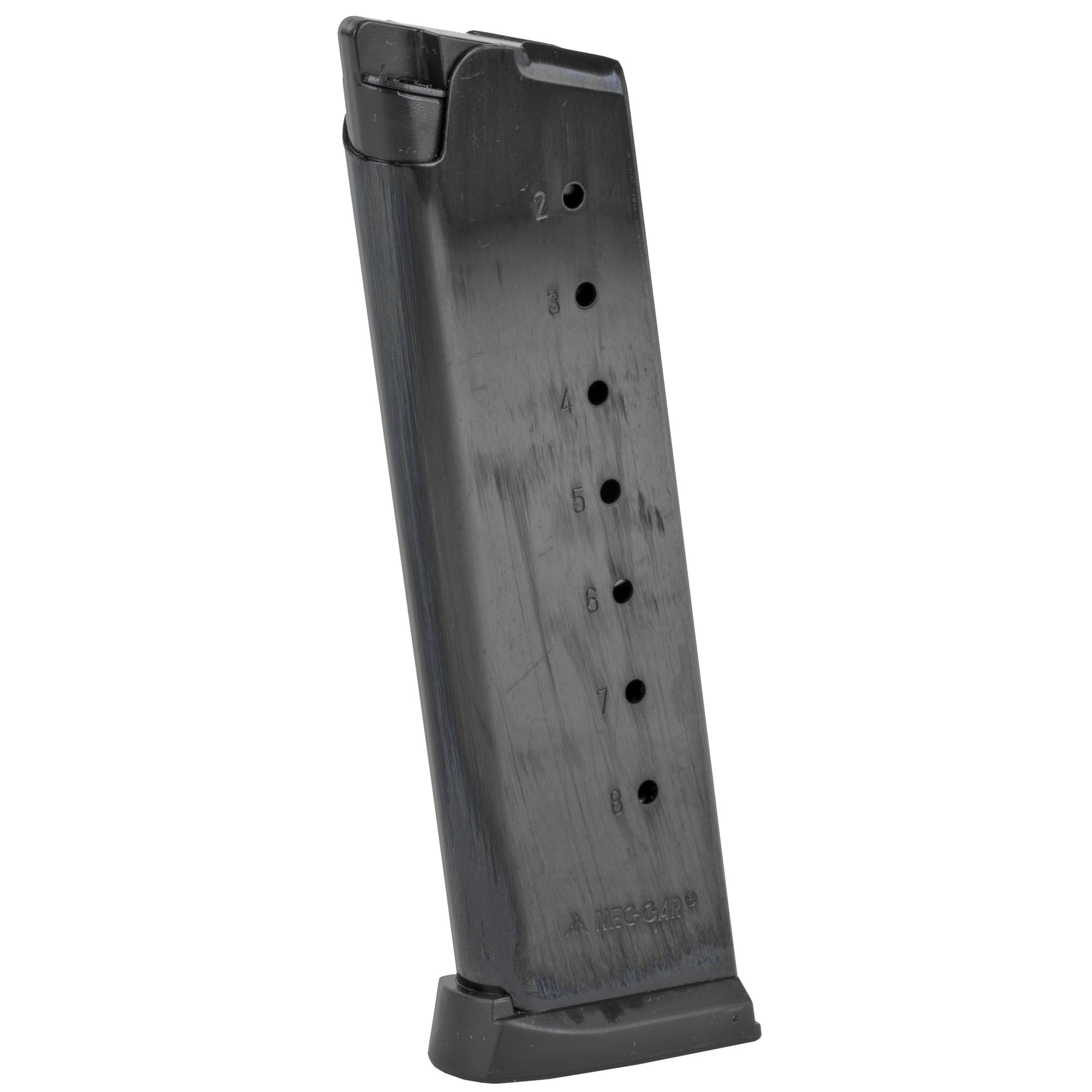 Mec-Gar 8rd 45 ACP Magazine Fits 1911 Government Blued Carbon Steel