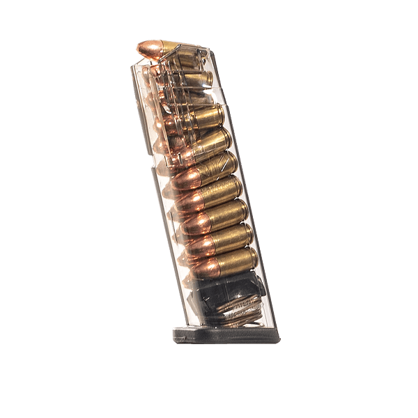 ETS 9mm Pistol Magazine Fits Sig Sauer P320 17 Round Clear Polymer