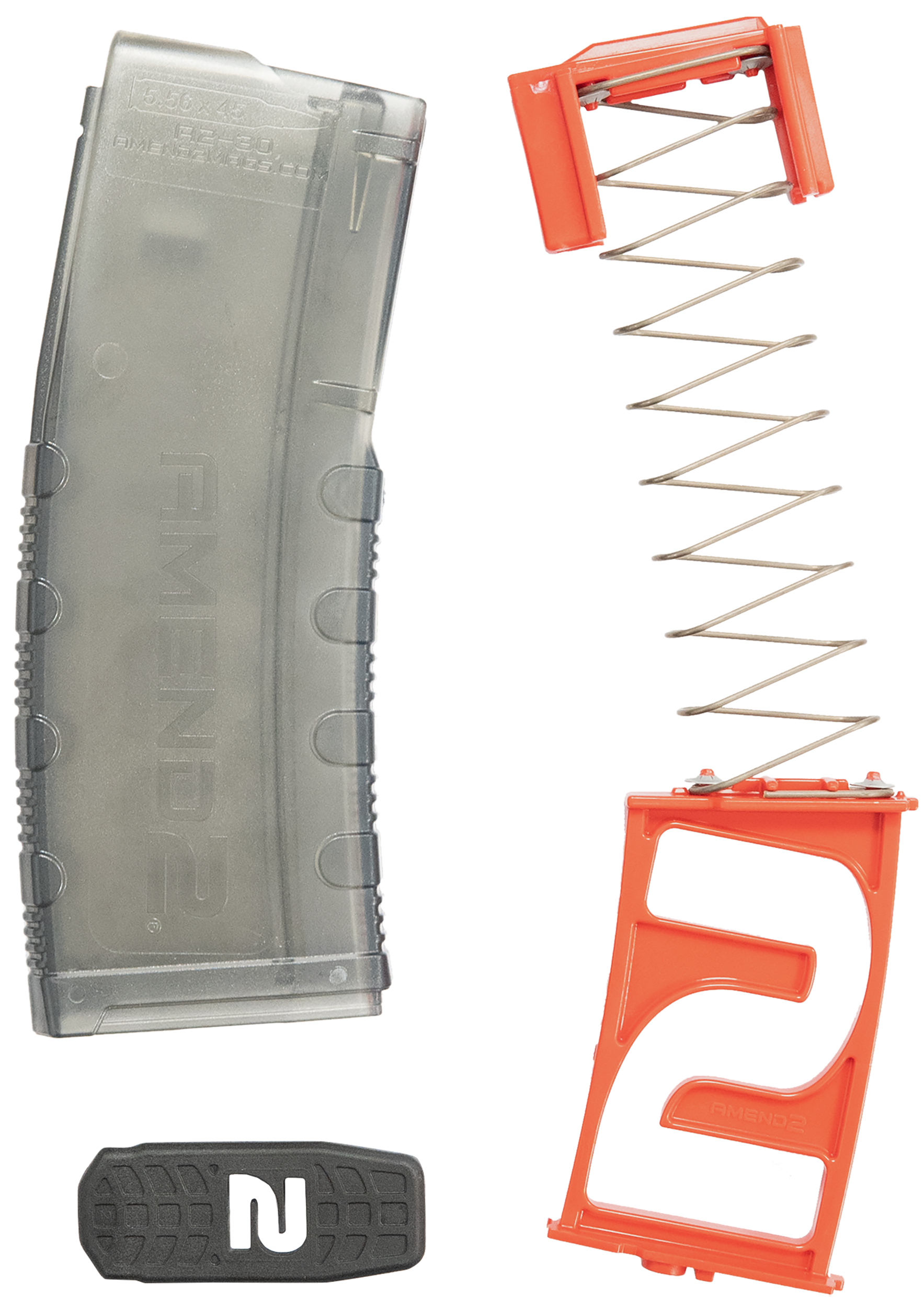 Amend2 10rd 5.56mm AR-15 Magazine Translucent Smoke