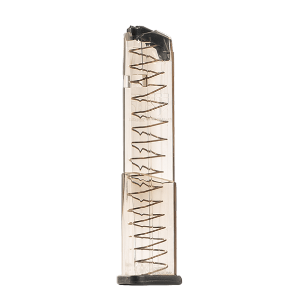 ETS 9mm Magazine Fits Glock 43X 48 19 Round Clear Design