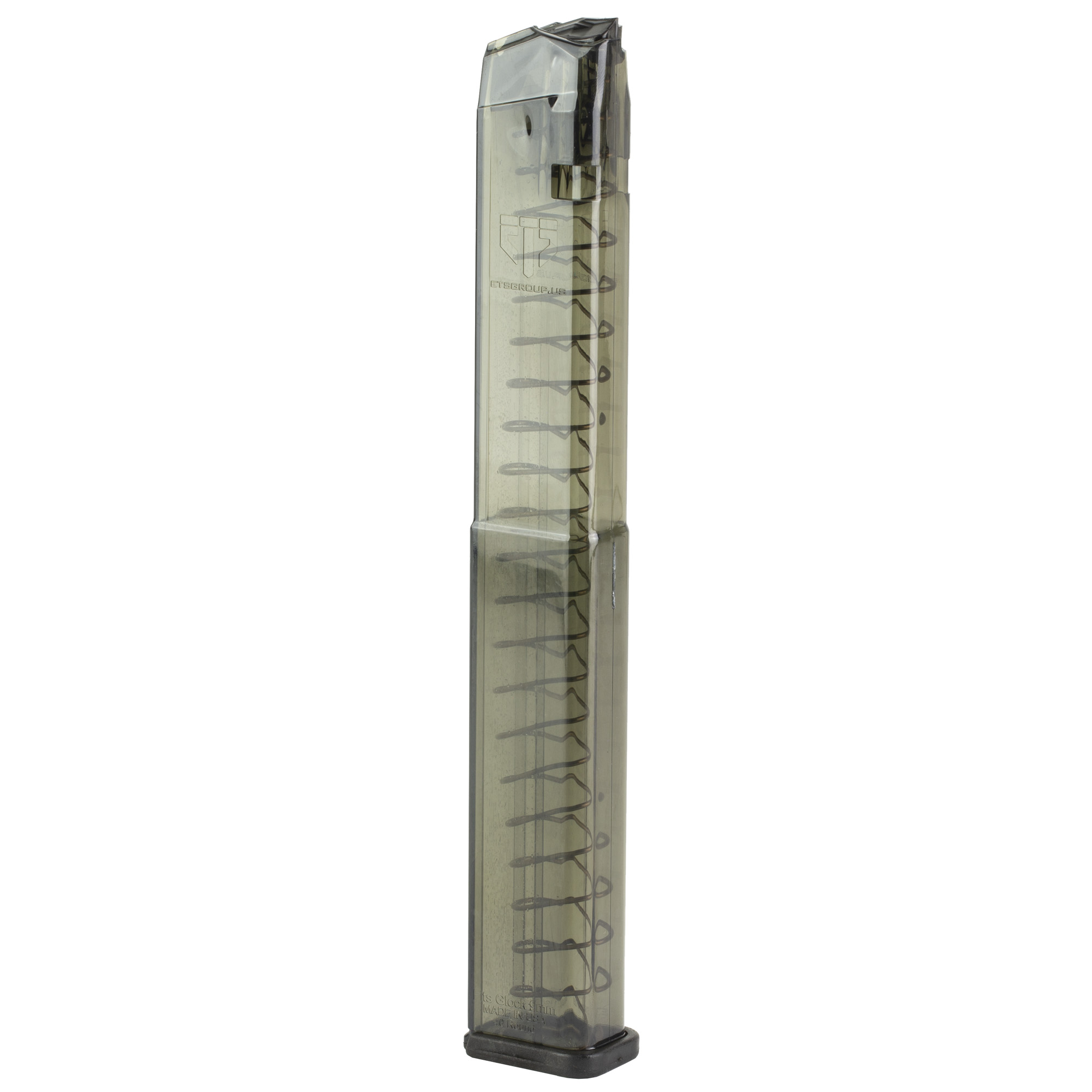 ETS Group 40rd Extended 9mm Luger Magazine Compatible with Glock 17 19 26 45