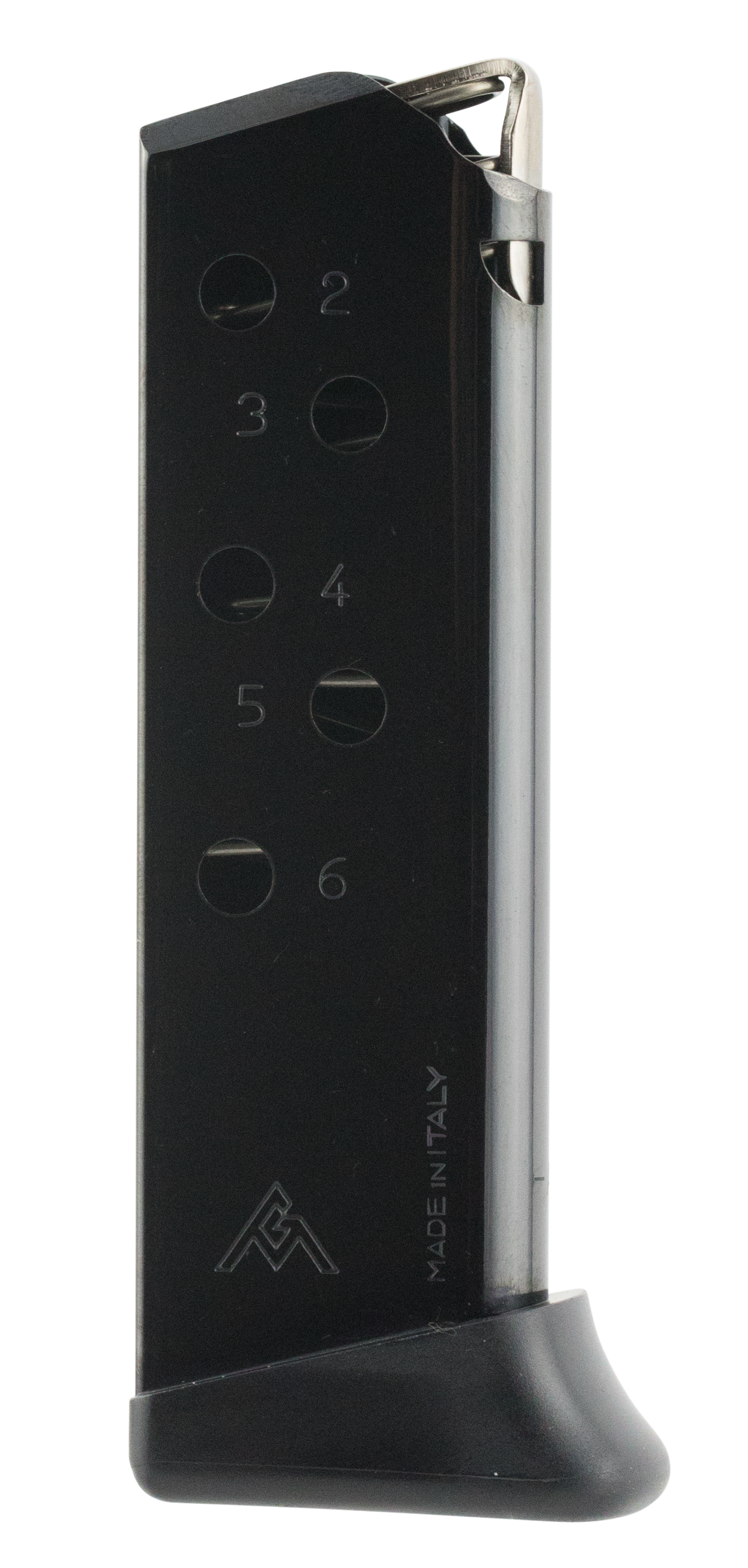 Mec-Gar 6rd Blued Detachable Magazine with Finger Rest for Walther PPK 380 ACP