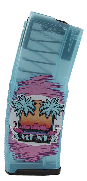 Amend2 AR-15 Magazine 5.56x45 30-Round Polymer Teal Finish