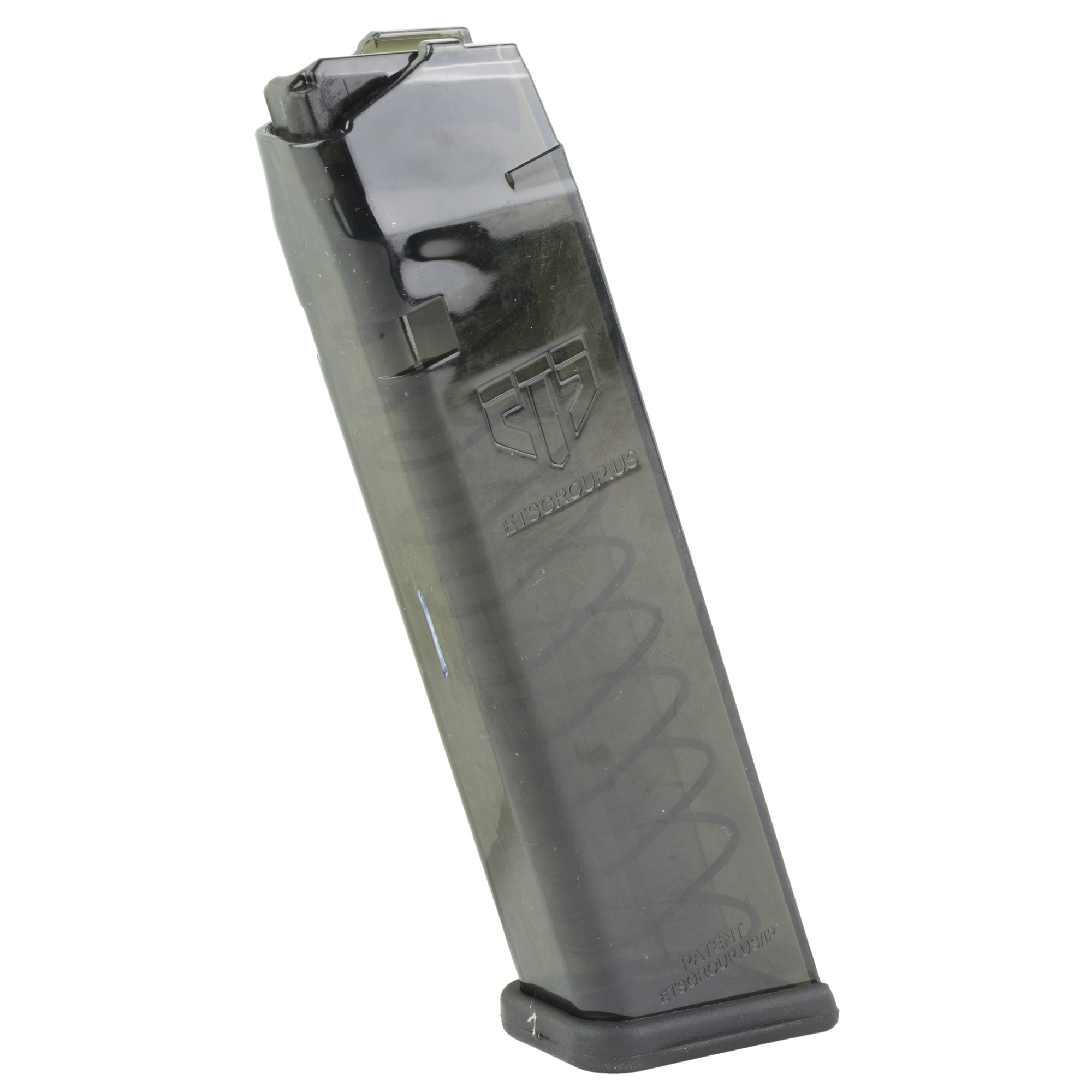 ETS 10mm Auto Magazine 20 Round Carbon Smoke Fits Glock 20 29 40