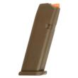 Glock G17 Factory Handgun Magazine FDE 9mm 17 Rounds Bulk