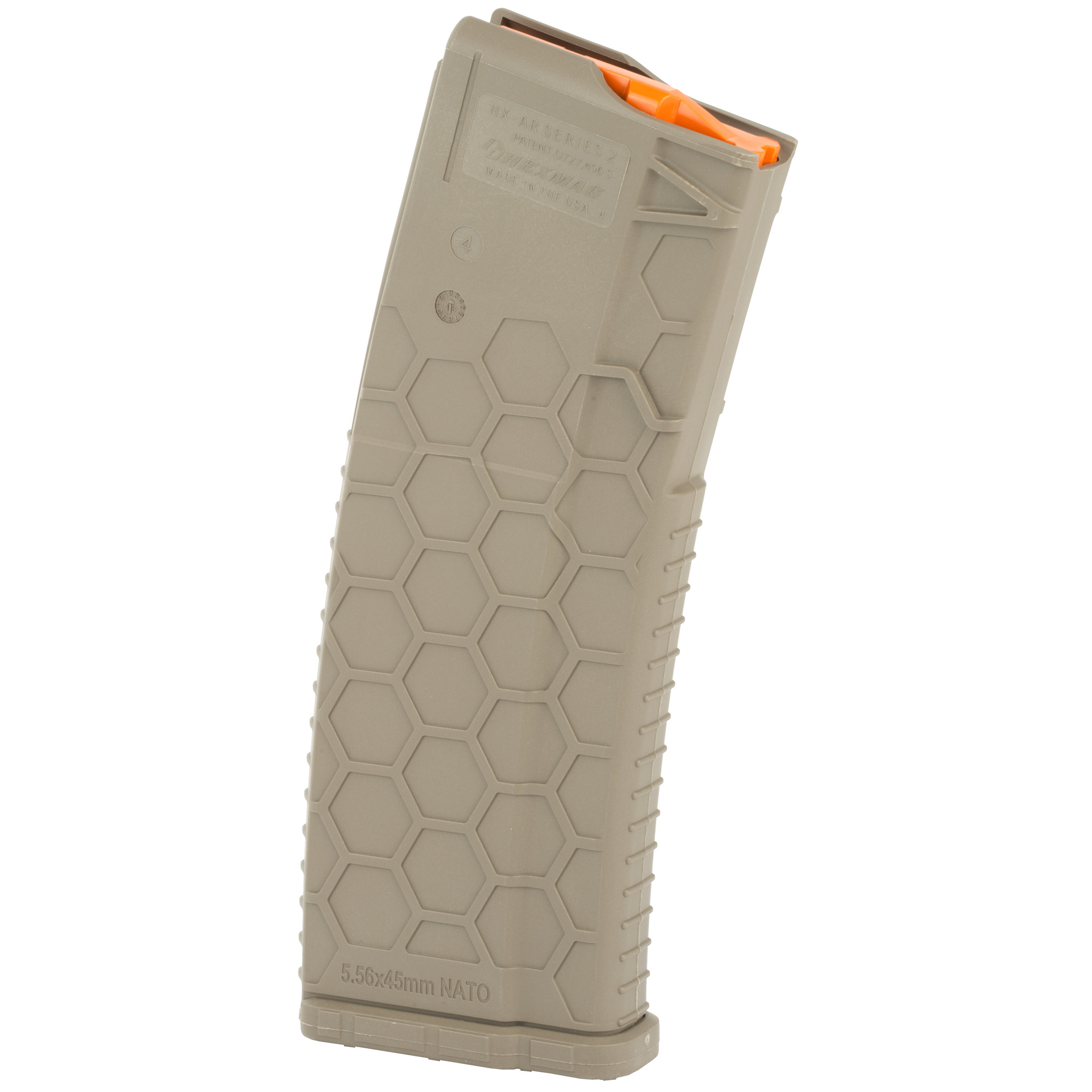 Hexmag HX30ARFDE Series 2  Flat Dark Earth Detachable 30rd Multi-Caliber for AR-15