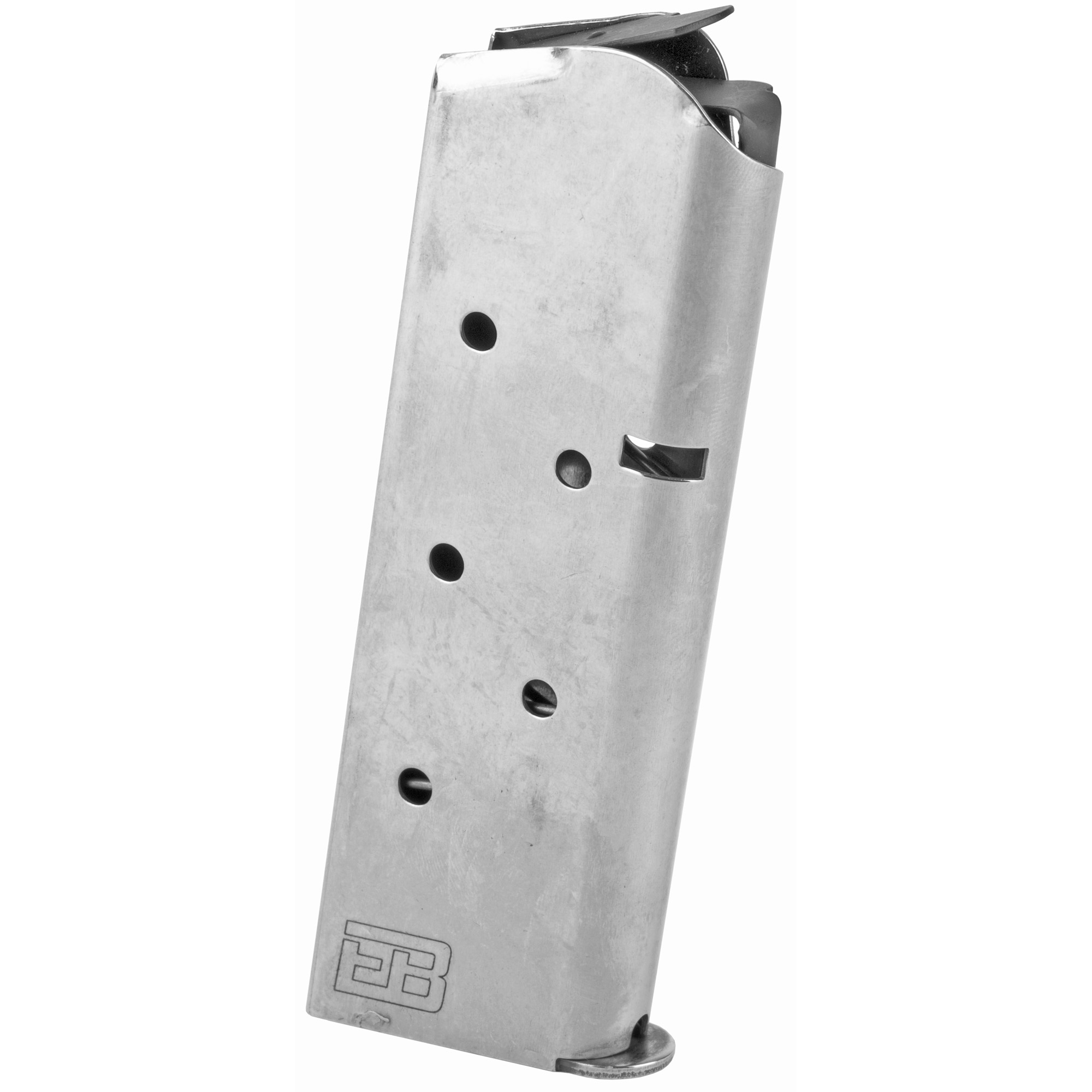 Ed Brown 847OF 1911 Officer 7rd 45 ACP Stainless Steel Magazine