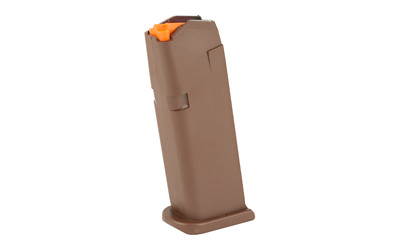 Glock G19 15rd 9mm Luger Flat Dark Earth Polymer Magazine