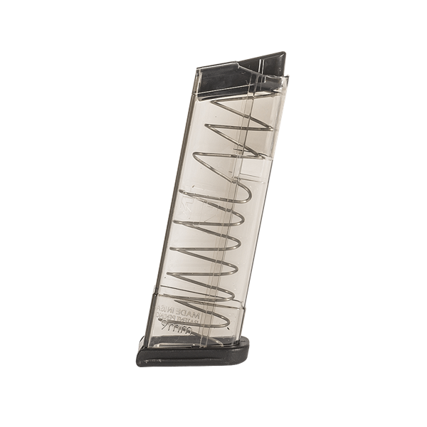 ETS 9mm Magazine Fits Glock 43 9 Round Clear
