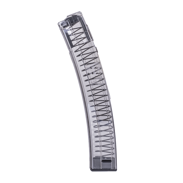 ETS 9mm Rifle Magazine Smoke Gray Fits HK MP5 30RD Capacity