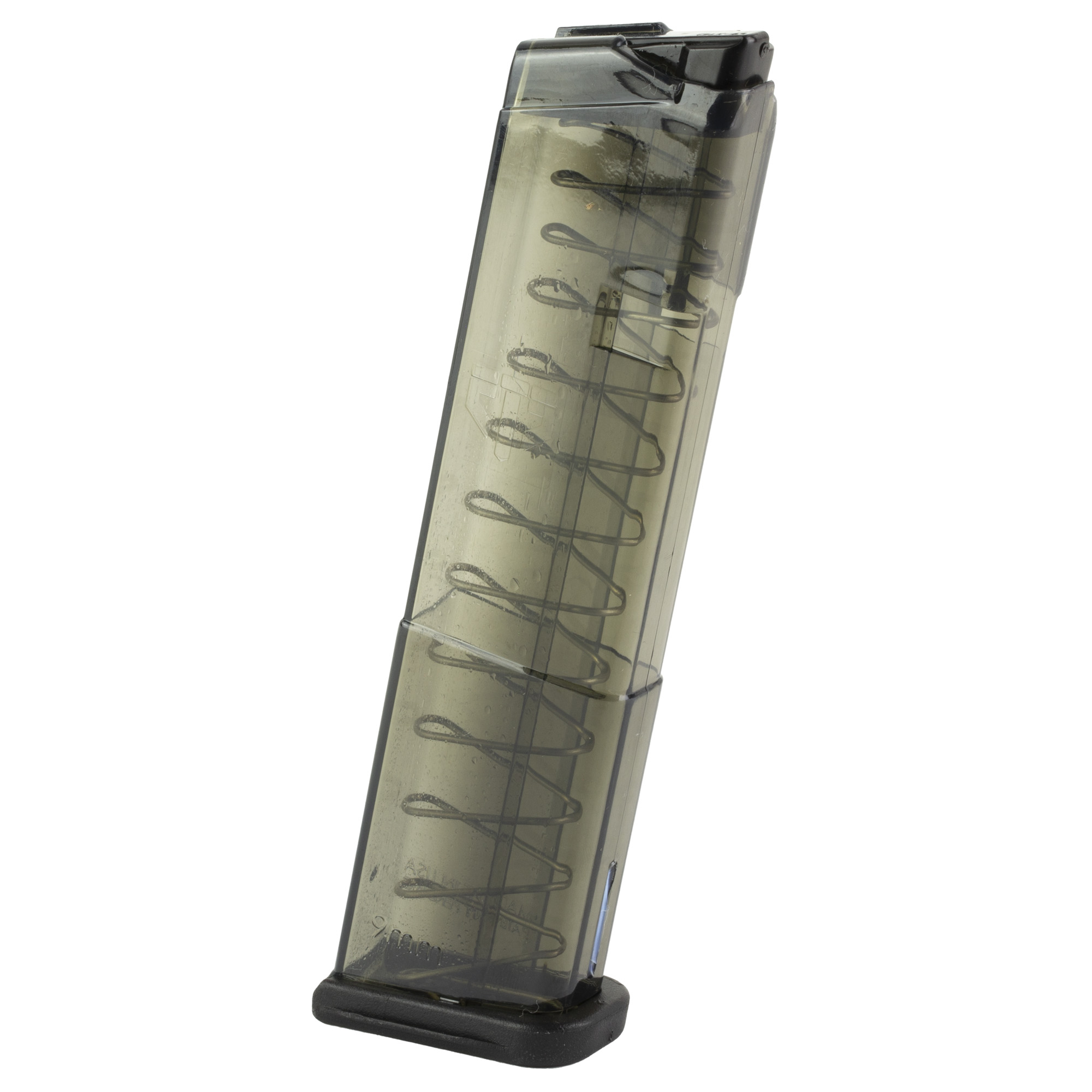 ETS Group 12rd Extended Magazine 9mm Luger Compatible with Glock 43 Smoke Polymer