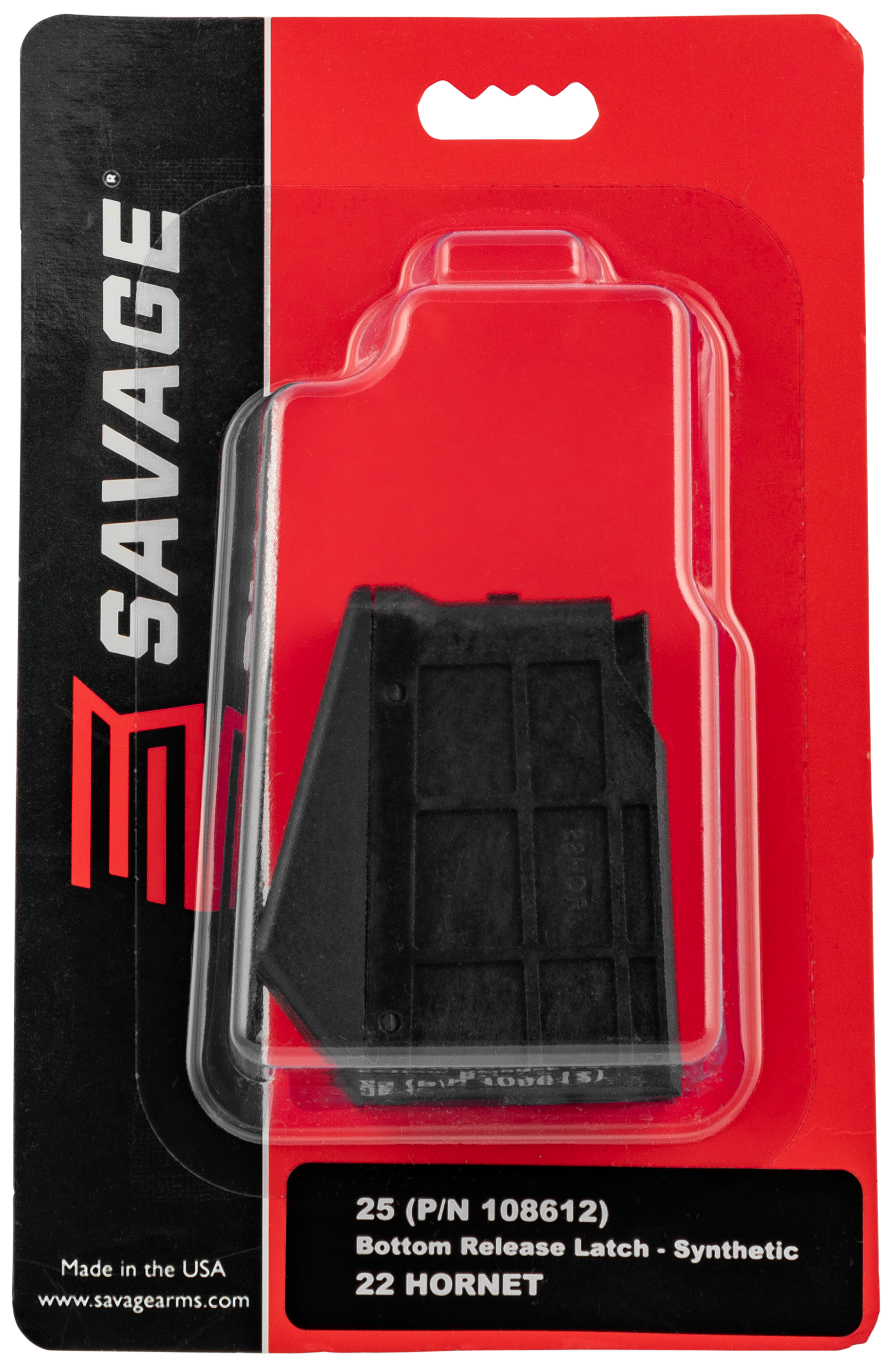 Savage 55222 4rd Magazine 22 Hornet Polymer for Savage 25 Model