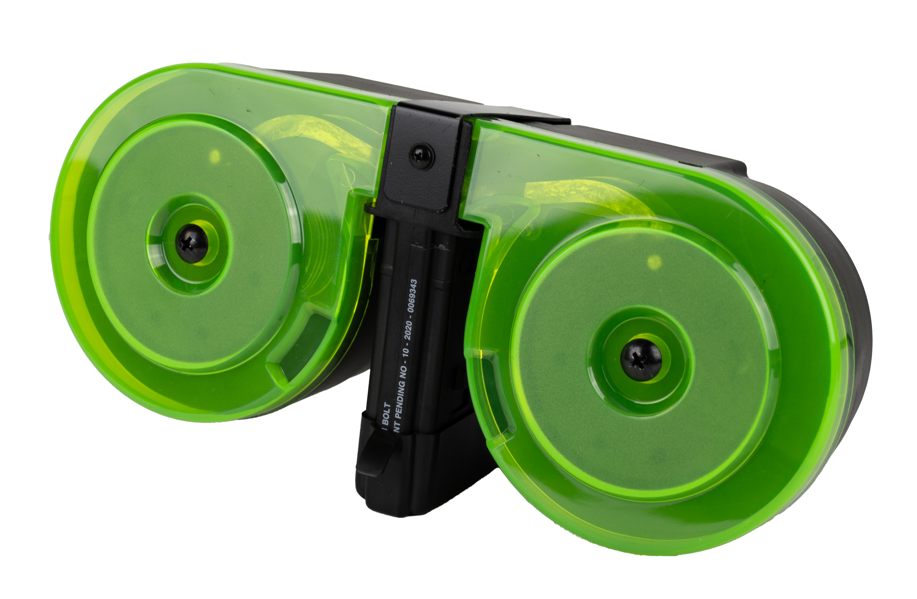 RWB Drum AR-15 5.56 Neon Green 100rd Polymer Magazine