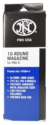FN FNX-9 Magazine 9mm 10 Round Stainless Steel Compatible with FNX-9 Pistol