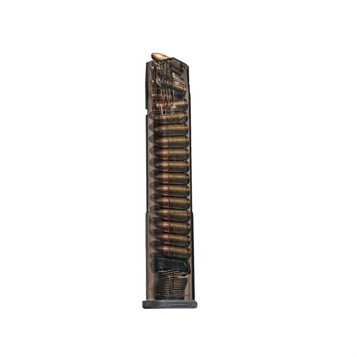 ETS Group 30rd Extended 9mm Luger Magazine Fits Sig P320 Smoke Polymer