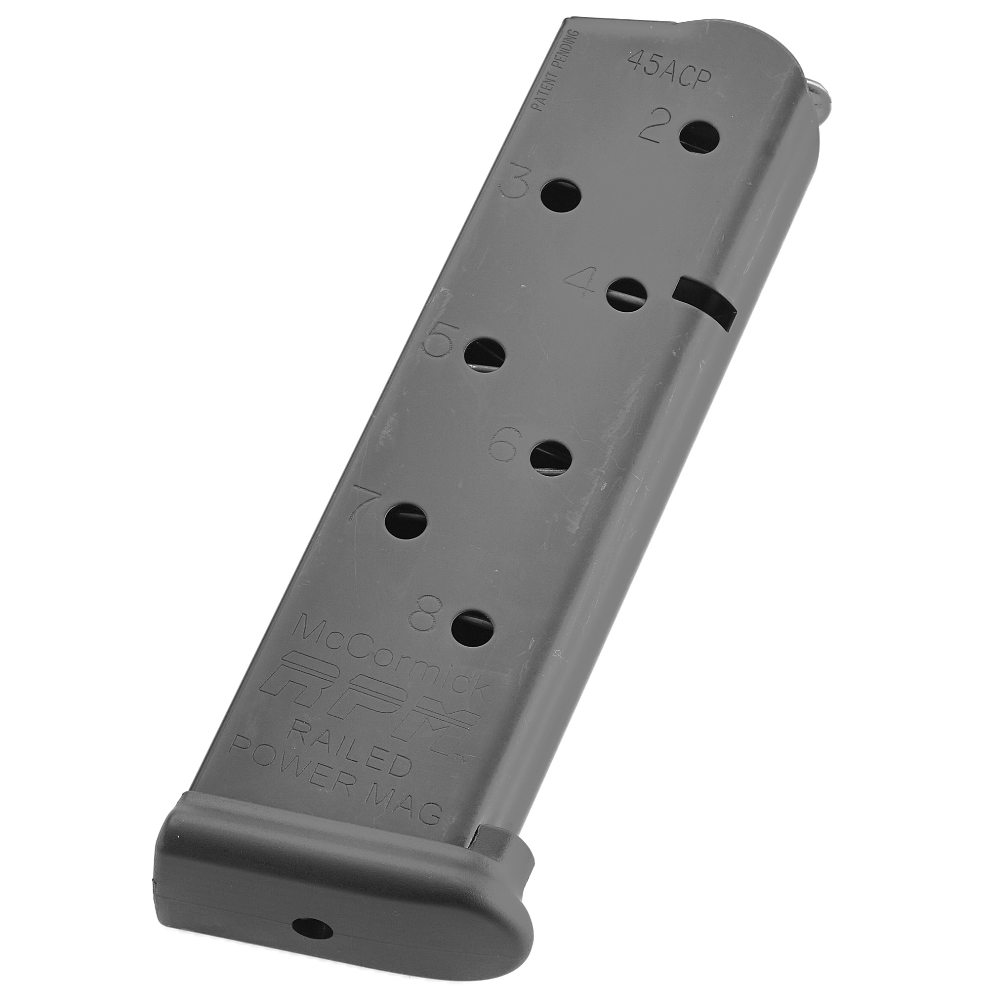 Chip McCormick CMC Products Power Mag Railed 8rd 45 ACP Fits 1911 Government