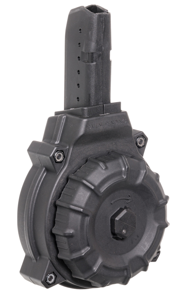 ProMag 50 Round Drum Magazine AR-15 Glock 9mm DuPont Zytel Polymer Compatible