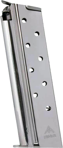 Iver Johnson 1911 GVT 10mm Auto Magazine 8 Round Stainless Steel Nickel Plated