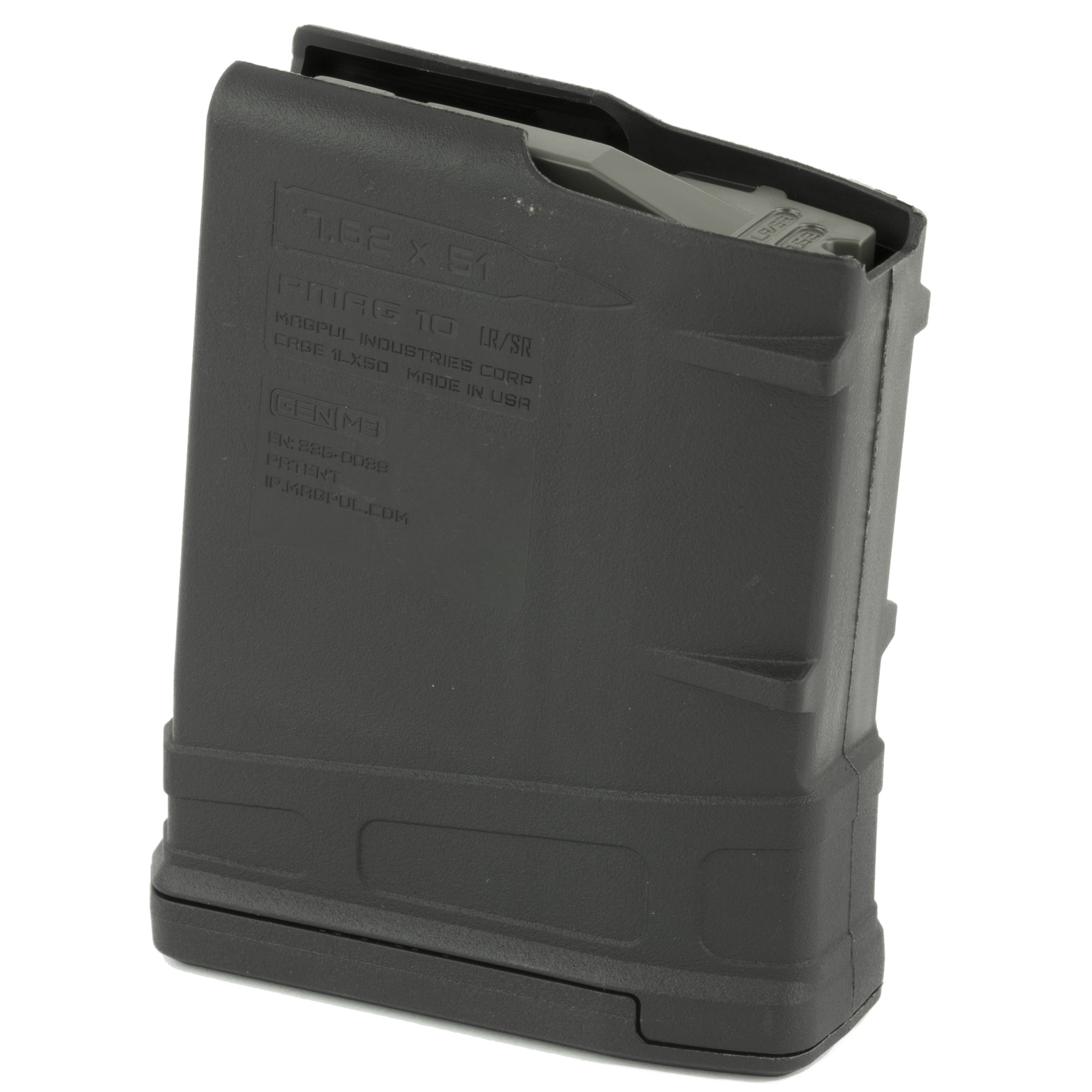 Magpul MAG290BLK PMAG GEN M3 10rd 308 Win/7.62x51mm NATO Fits AR-10/M110/SR25 Black Polymer