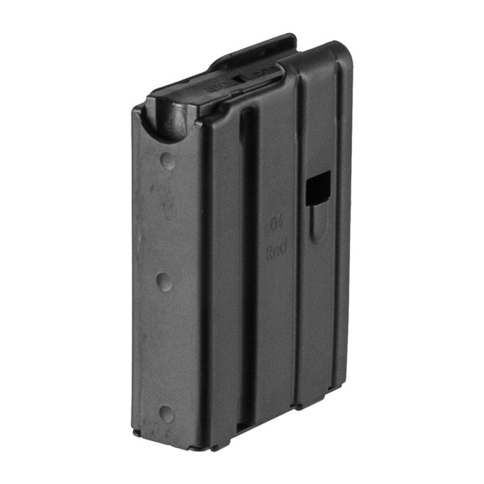D&H Tactical AR-15 12.7x42MM Aluminum Magazine 4 Round Silver Finish