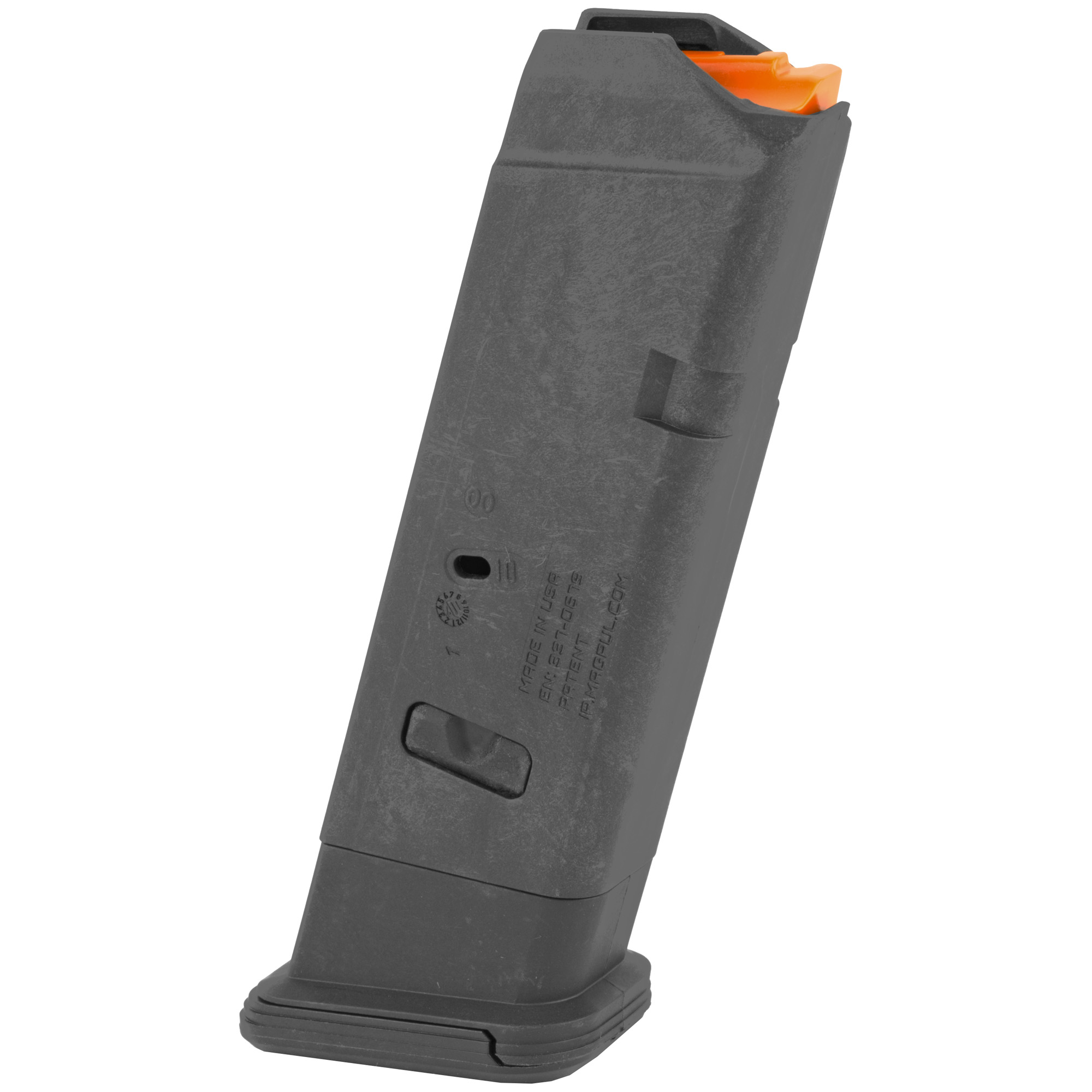 Magpul MAG801BLK PMAG GL9 10rd 9mm Luger Compatible w/Glock 17 Black Polymer