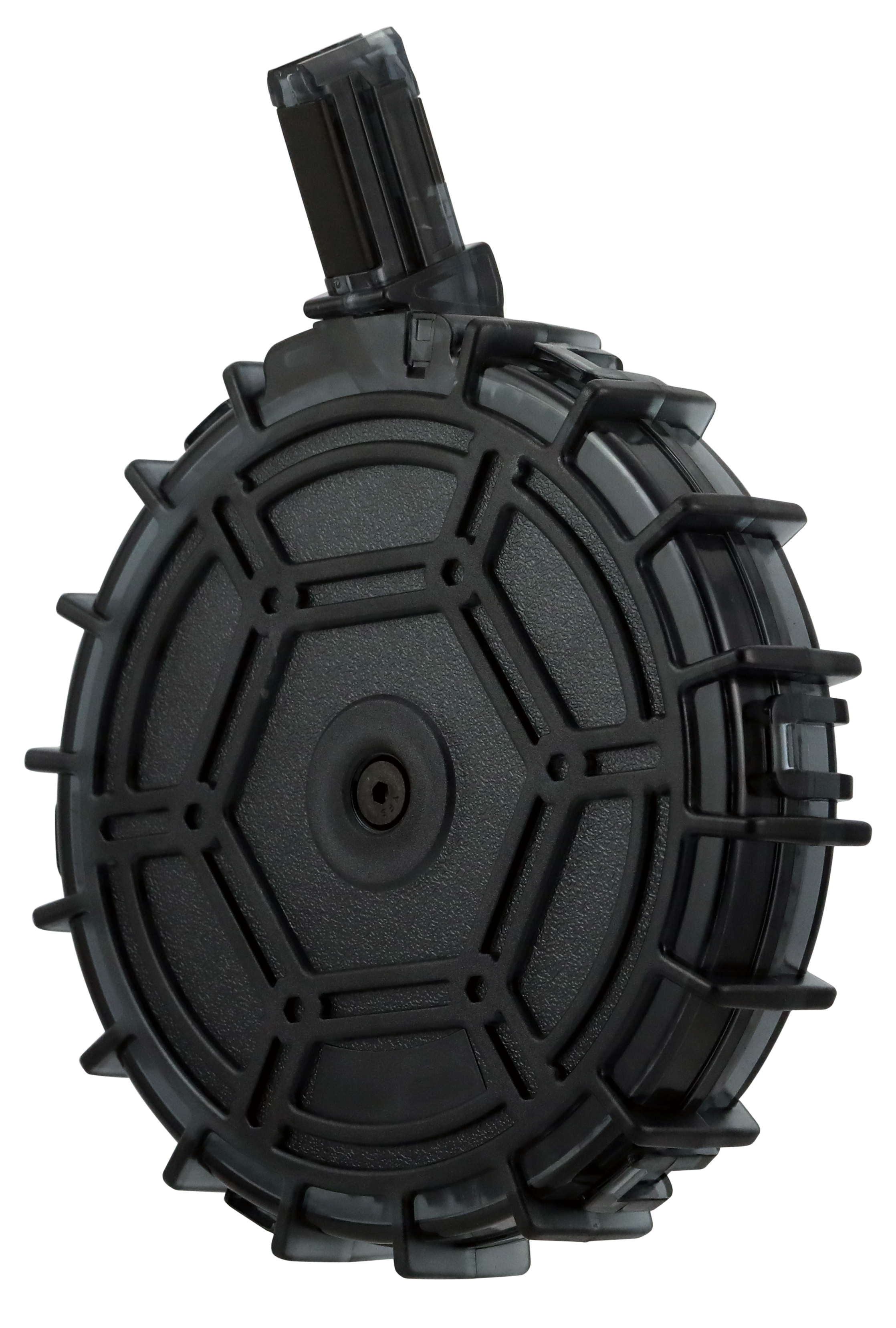 ProMag 70rd Drum Magazine 22 LR Fits Remington 597 Smoke Polycarbonate