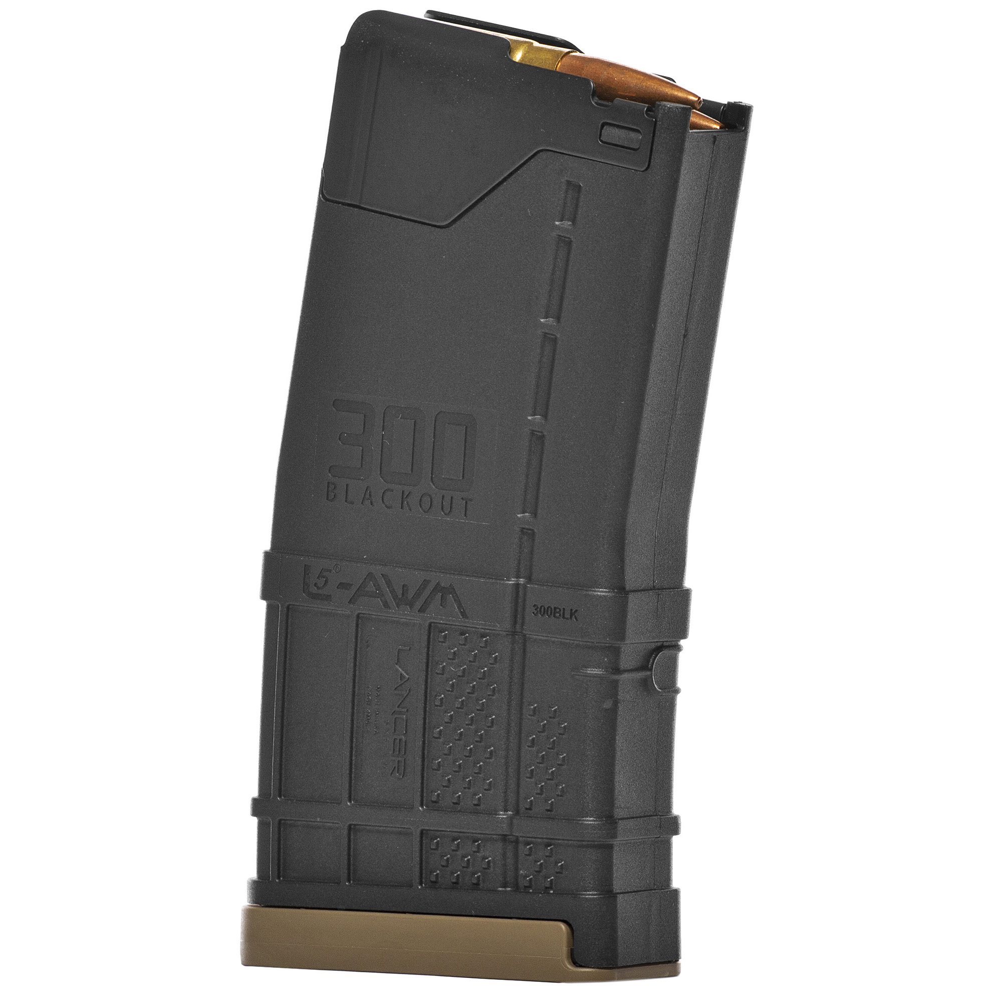 Lancer L5AWM 20rd 300 AAC Blackout Magazine for AR-15 Opaque Polymer