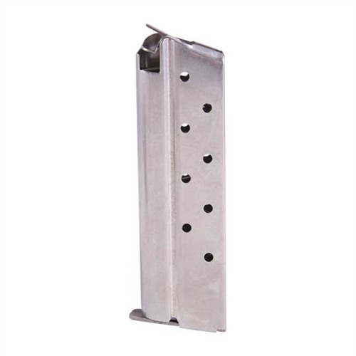 Metalform 9mm Stainless Steel 1911 Government Commander Magazine 9 Round Removable Base