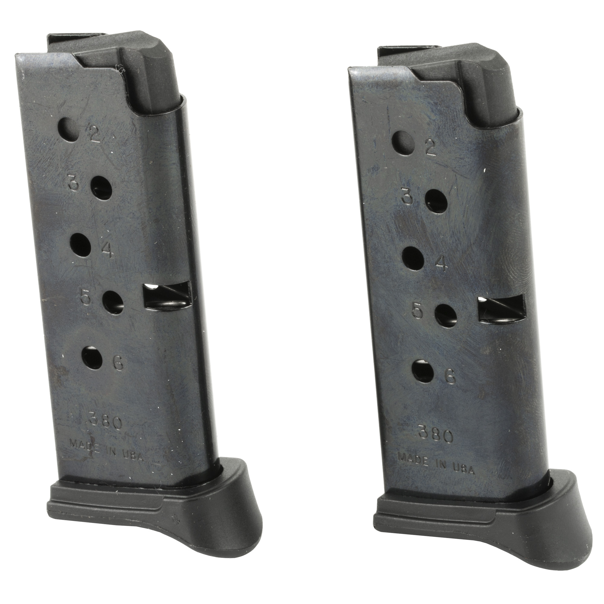 Ruger Blued Steel .380 Acp 2 Pack Extended Floorplate Fit Lcp