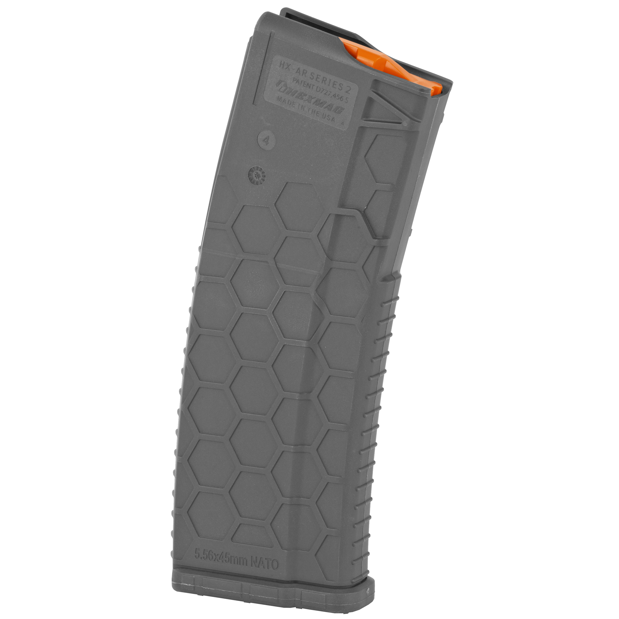 Hexmag HX30ARGRY Series 2 Gray 30rd Multi-Caliber Magazine for AR-15
