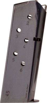 Taurus 1911 Officer 6rd 45 ACP Blued Metal Magazine