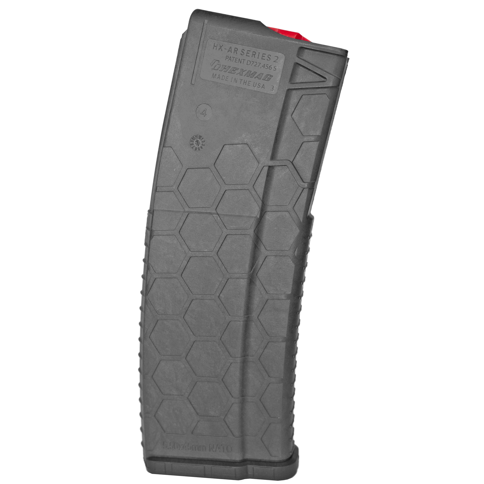 Hexmag Carbon Fiber Magazine 5.56 30 Round Gray AR Rifles