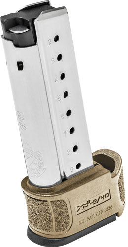 Springfield Armory XD-S Mod.2 9rd 9mm Luger Stainless Steel FDE Magazine