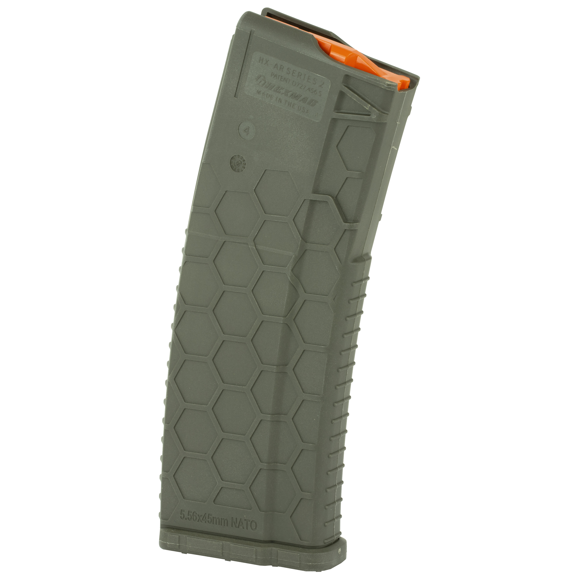 Hexmag 30rd Multi-Caliber Magazine OD Green Compatible with AR-15 SCAR 16 Tavor